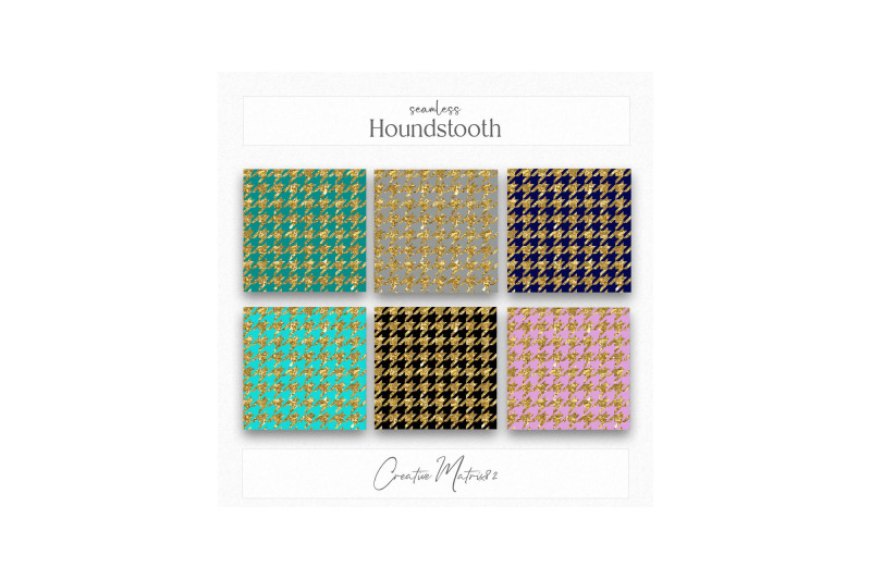 gold-houndstooth-seamless-digital-papers-glitter-metallic-backgrounds