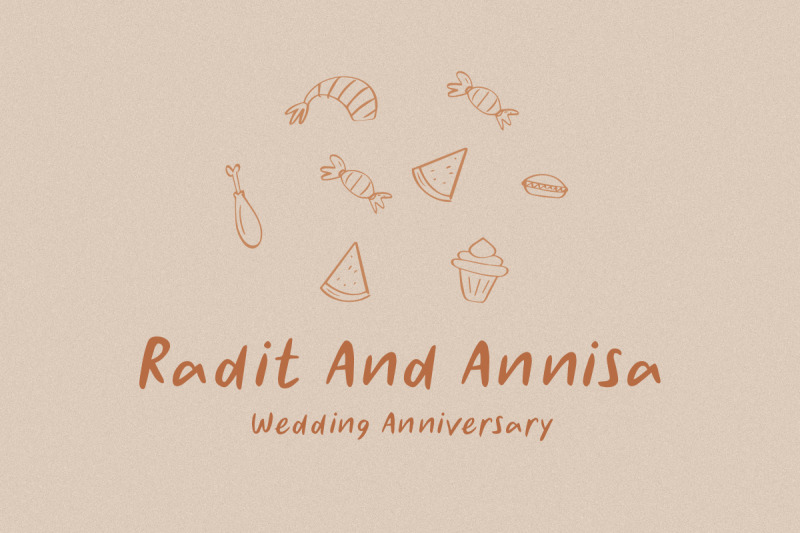 caramel-sauce-font-doodle