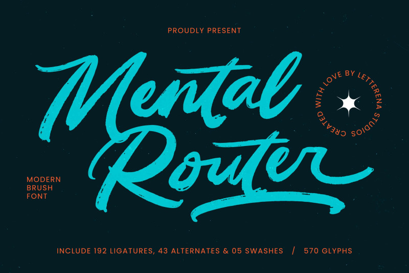 mental-router-modern-brush-font