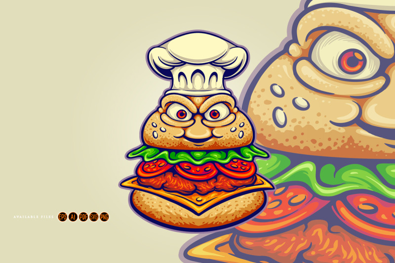 furious-burger-mascot-wearing-chef-hat-cartoon-style