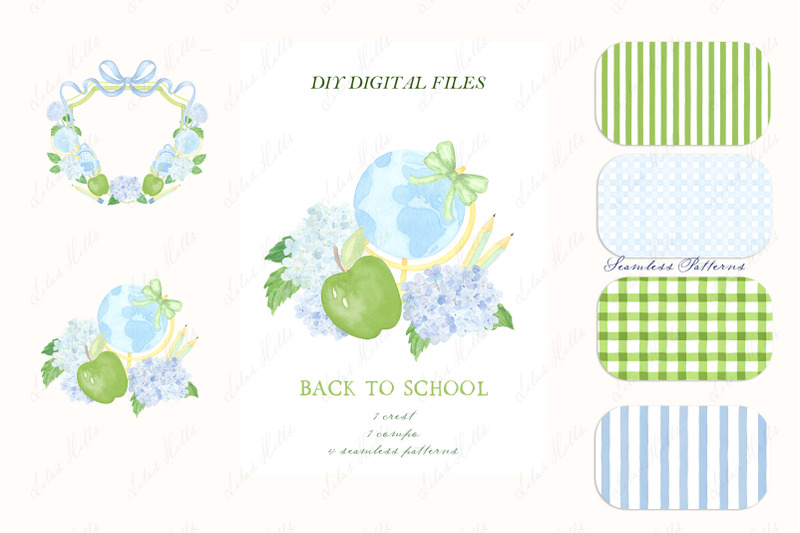 school-watercolor-crest-hydrangea