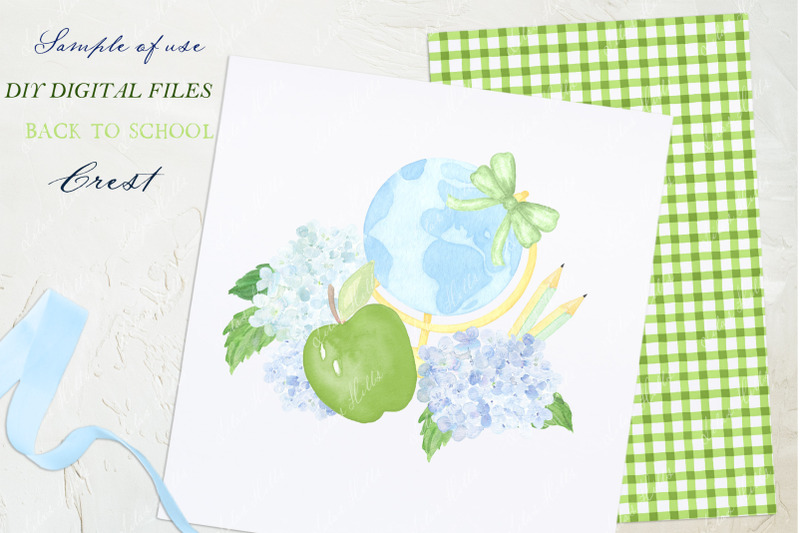 school-watercolor-crest-hydrangea