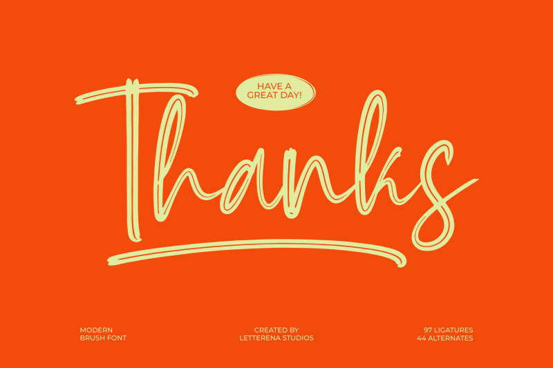 milegants-dersonale-modern-brush-font
