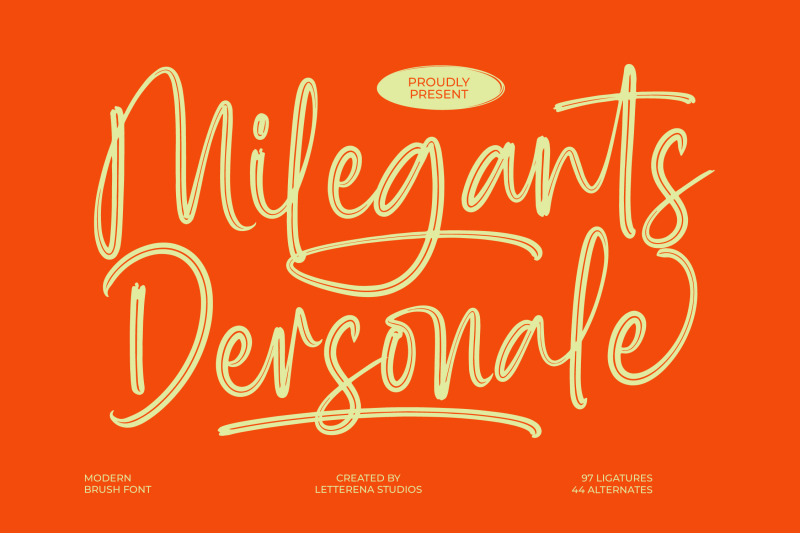 milegants-dersonale-modern-brush-font
