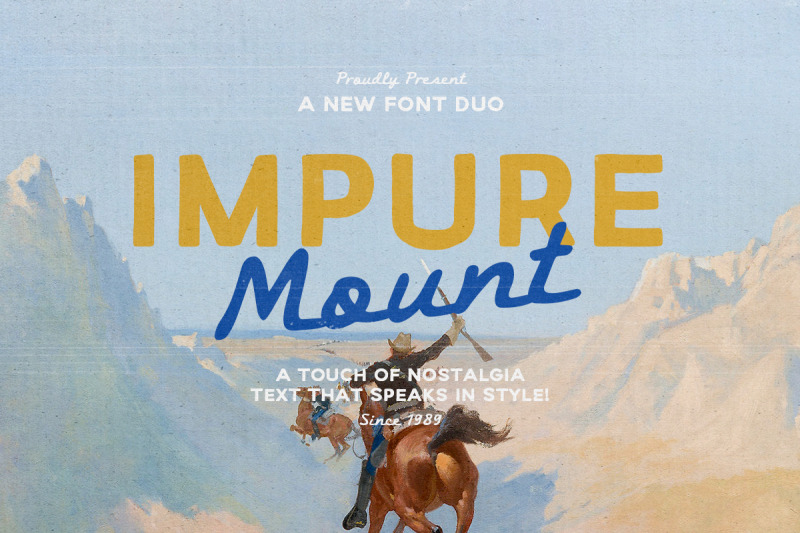 impure-mount-nostalgic-font-duo