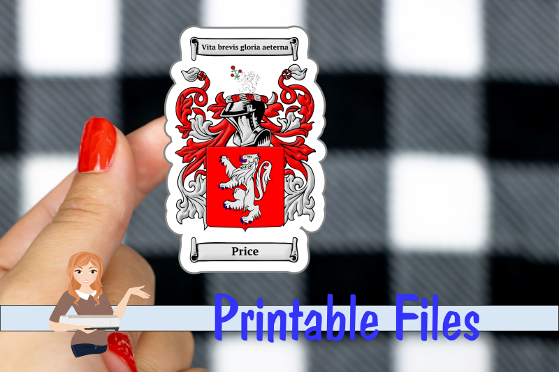 price-coat-of-arms-sticker