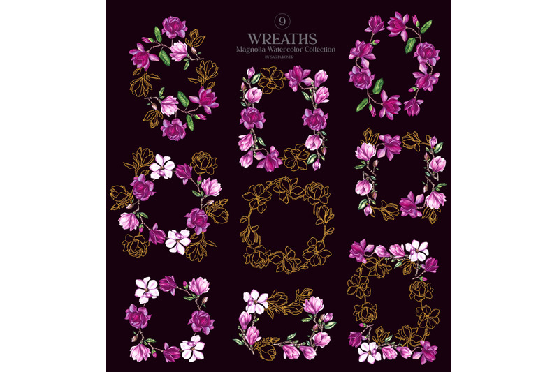 magnolia-png-watercolor-flowers