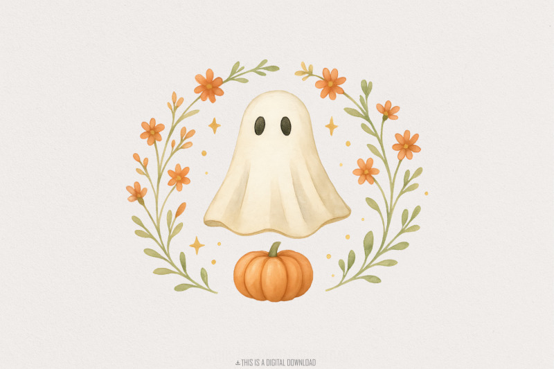 cute-ghost-pumpkin-png-fall-halloween-ghost-clipart-png-floral-pumpk