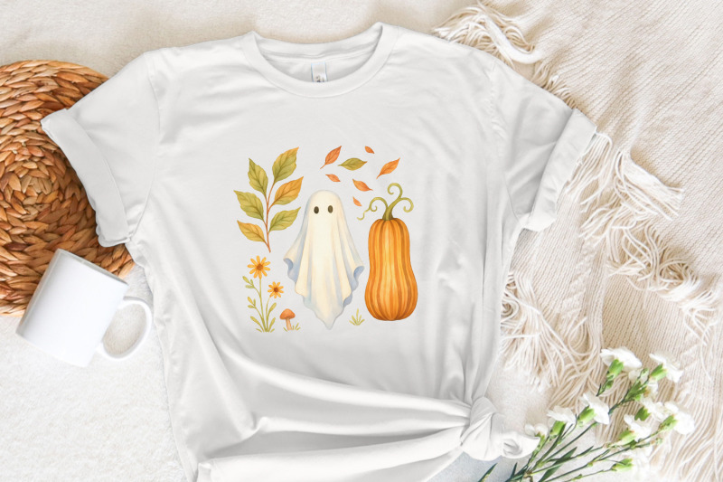 whimsical-ghost-png-fall-pumpkin-watercolor-png-autumn-wildflower-c