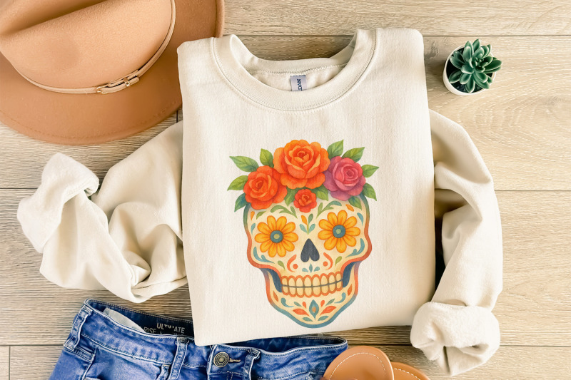 sugar-skull-floral-png-day-of-the-dead-png-calavera-art-cute-waterc