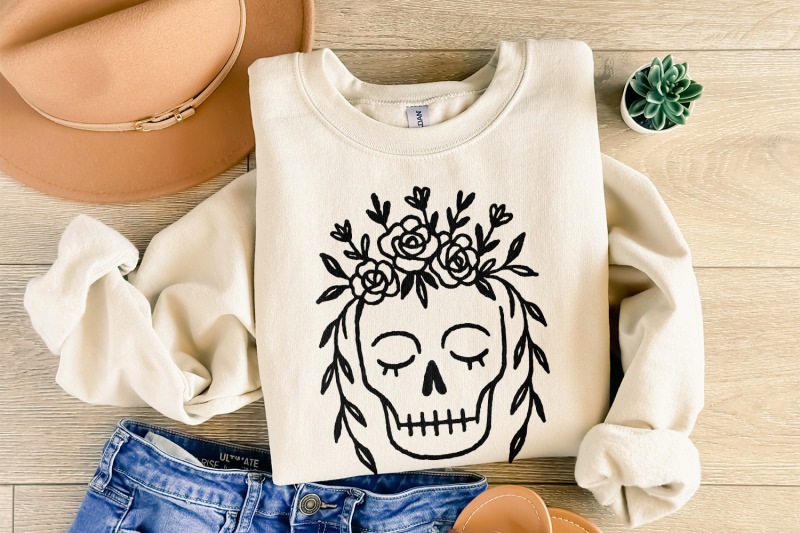 floral-skull-png-boho-botanical-skull-art-digital-download-hand-draw