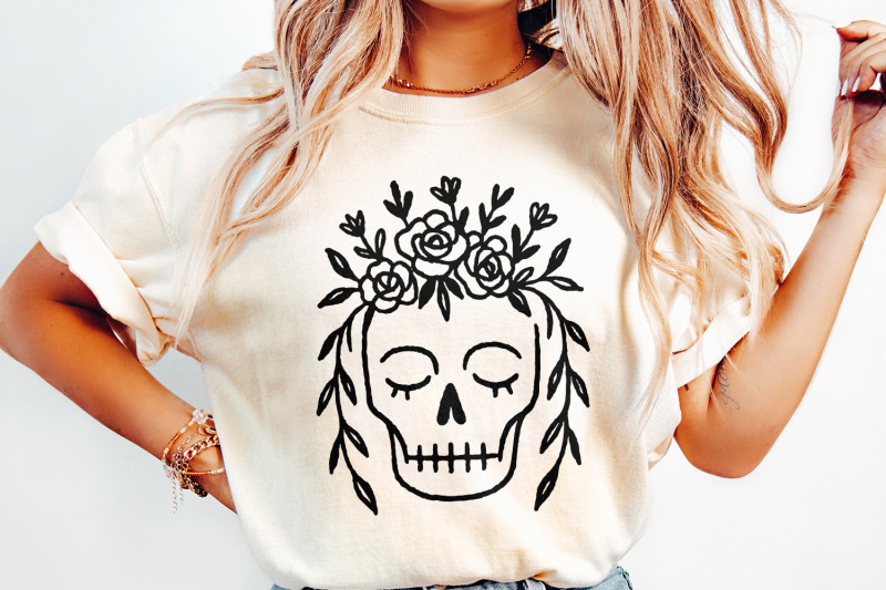 floral-skull-png-boho-botanical-skull-art-digital-download-hand-draw