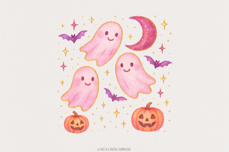 pastel-cute-ghost-png-pumpkin-png-pastel-halloween-png-design-kawai