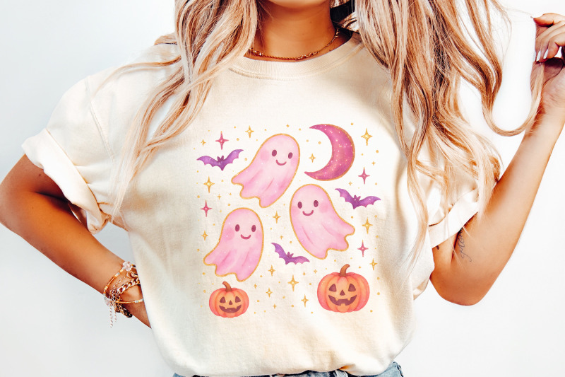 pastel-cute-ghost-png-pumpkin-png-pastel-halloween-png-design-kawai