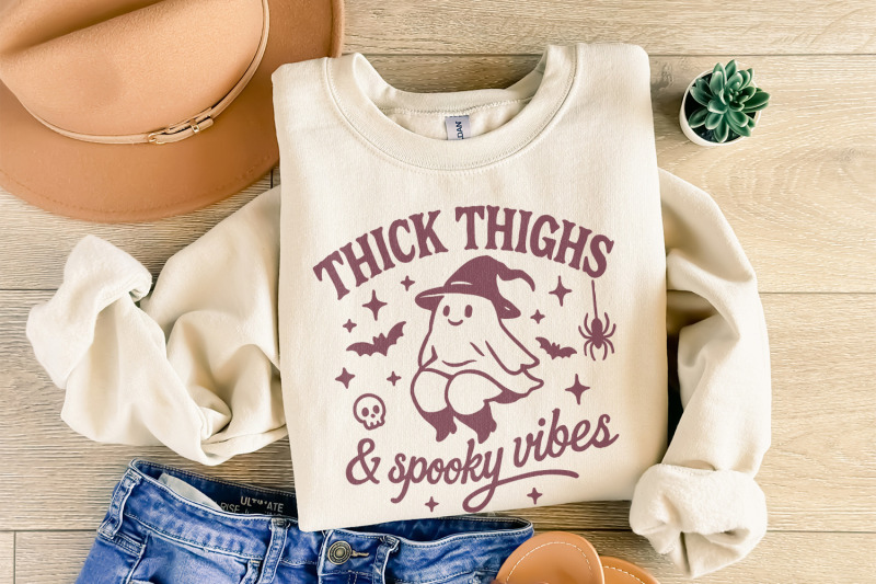 thick-thighs-amp-spooky-vibes-png-tee-design-cute-ghost-halloween-shirt