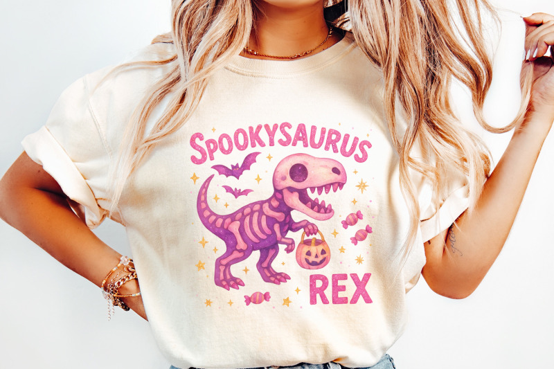 spookysaurus-rex-png-halloween-dinosaur-design-cute-pink-dino-with-ca