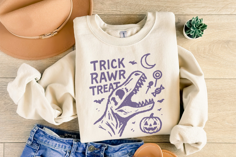 trick-rawr-treat-dinosaur-png-cute-halloween-candy-shirt-t-rex-pumpk