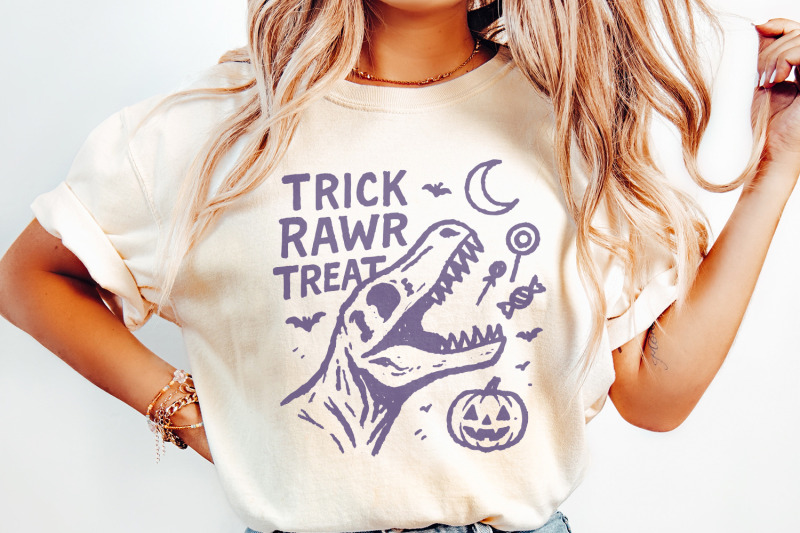 trick-rawr-treat-dinosaur-png-cute-halloween-candy-shirt-t-rex-pumpk