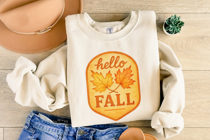 hello-fall-png-autumn-watercolor-fall-leaves-png-fall-decor-png-digi