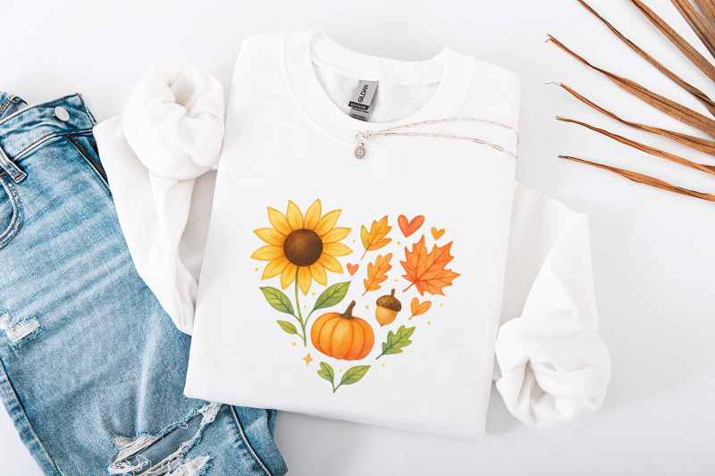 cozy-autumn-watercolor-pumpkin-clipart-png-sunflower-fall-leaves-th