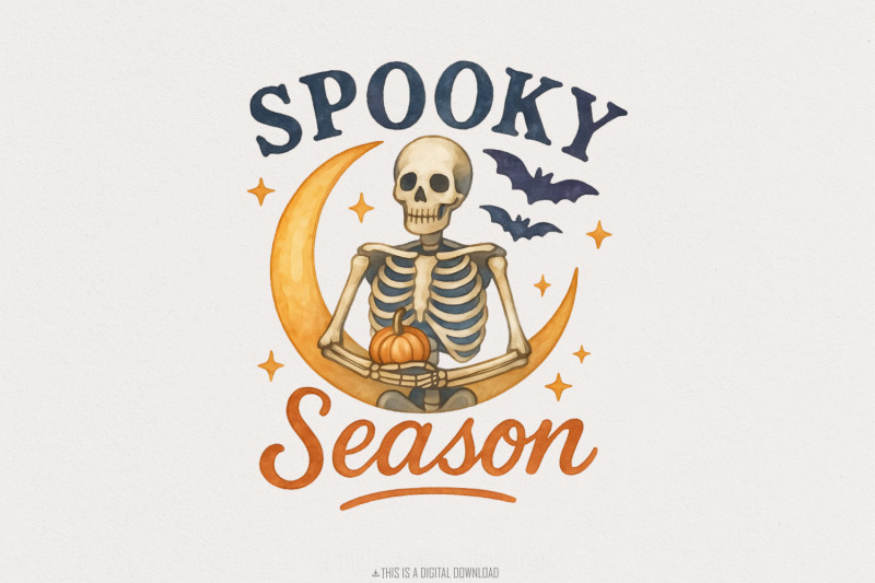 spooky-season-png-halloween-skeleton-on-crescent-moon-pumpkin-bat-st