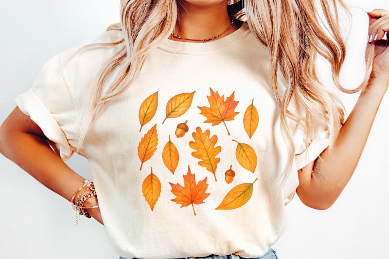 autumn-leaves-watercolor-png-fall-leaf-clipart-hand-drawn-botanical