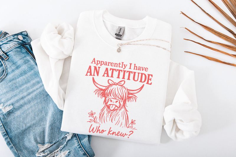 apparently-i-have-an-attitude-who-knew-funny-highland-cow-png-sassy