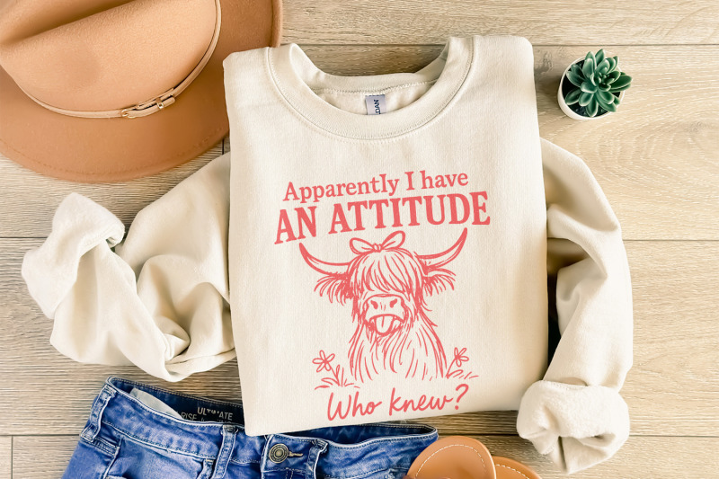 apparently-i-have-an-attitude-who-knew-funny-highland-cow-png-sassy