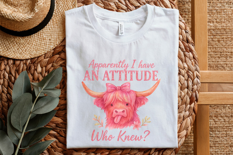 apparently-i-have-an-attitude-who-knew-funny-highland-cow-png-sassy
