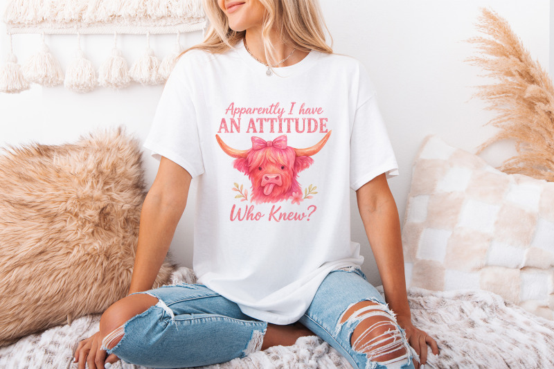 apparently-i-have-an-attitude-who-knew-funny-highland-cow-png-sassy