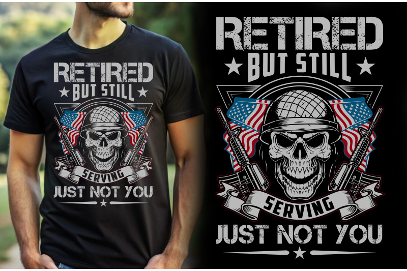 retired-veteran-t-shirt-design