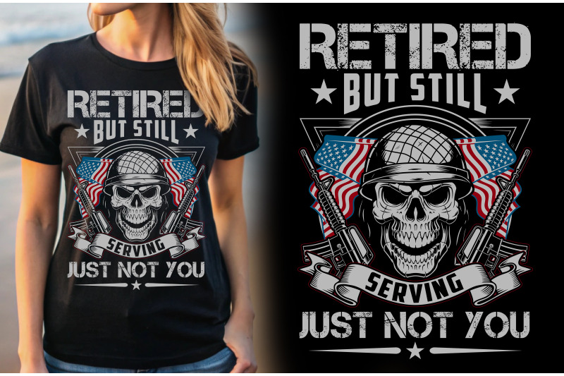 retired-veteran-t-shirt-design