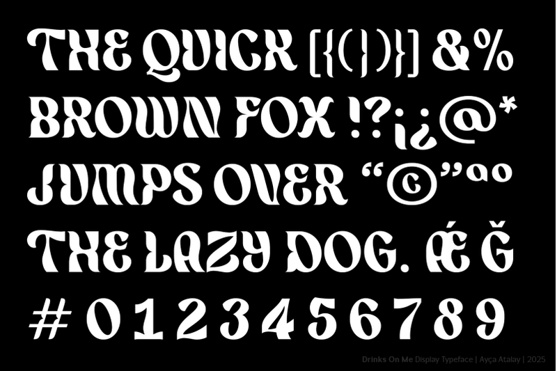 drinks-on-me-funky-display-font