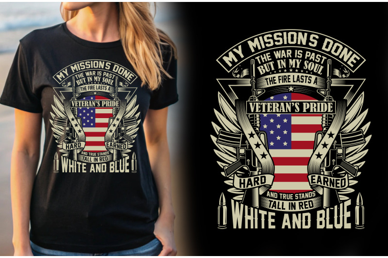 retired-veteran-t-shirt-design