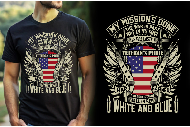 retired-veteran-t-shirt-design