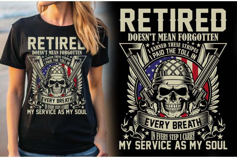 retired-veteran-t-shirt-design