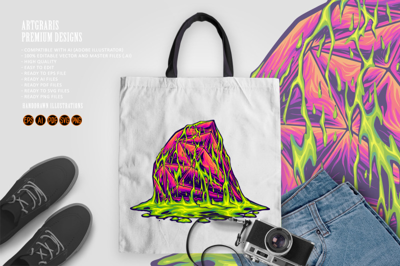 neon-crystal-meltdown-vibrant-slime-rock-illustration