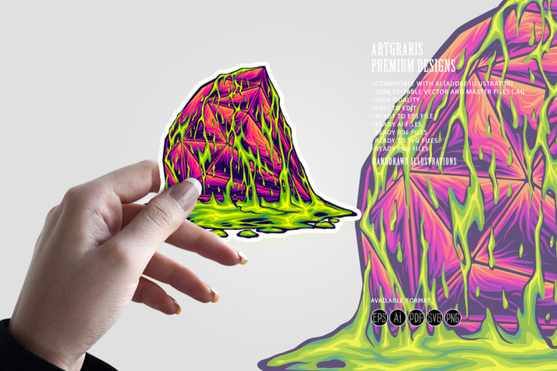 neon-crystal-meltdown-vibrant-slime-rock-illustration