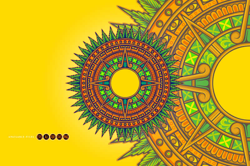 ornamental-sunburst-cannabis-with-detailed-geometric-elements