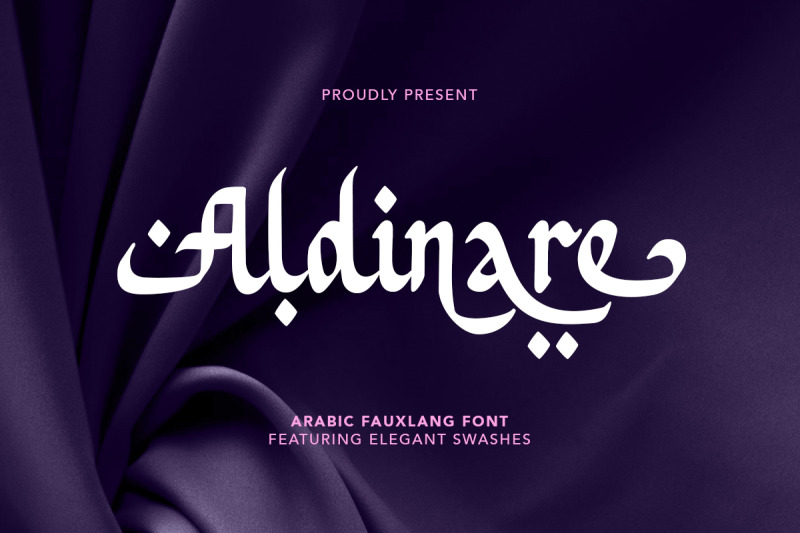 aldinare-bold-arabic-fauxlang-font