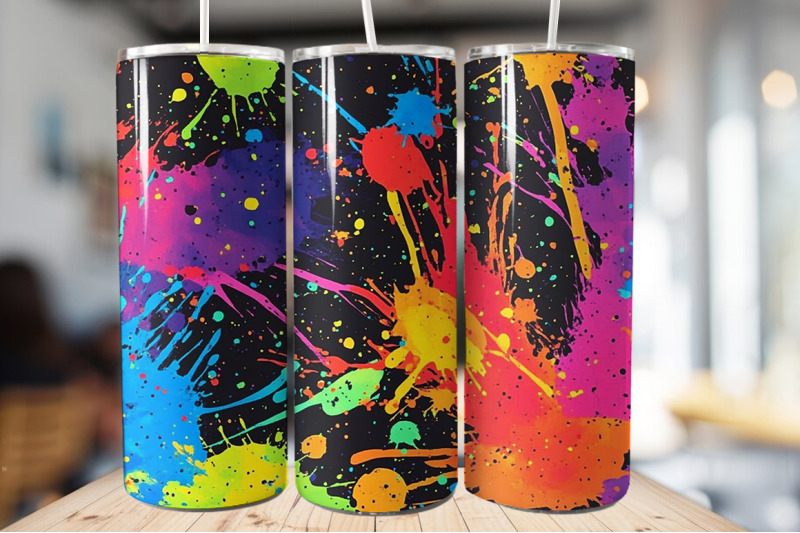 colorful-neon-paint-tumbler-wrap-bundle
