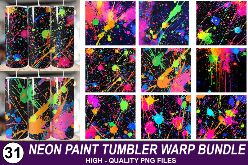 colorful-neon-paint-tumbler-wrap-bundle