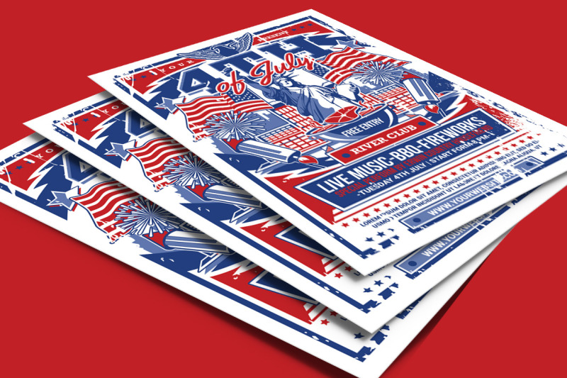 4th-of-july-celebration-flyer