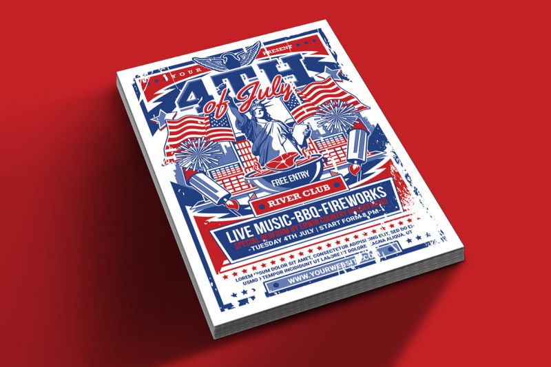 4th-of-july-celebration-flyer