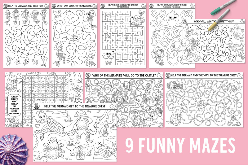 mermaid-coloring-games-and-activities-for-kids