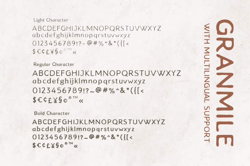 granmile-natural-handwritten-sans