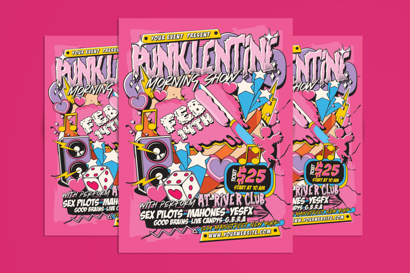 valentines-indie-music-concert-flyer