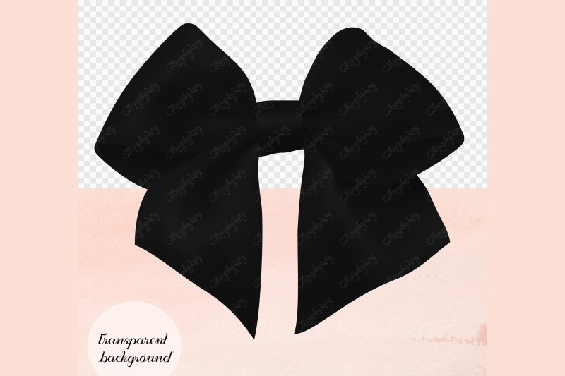 56-black-satin-bows-and-ribbons-digital-images