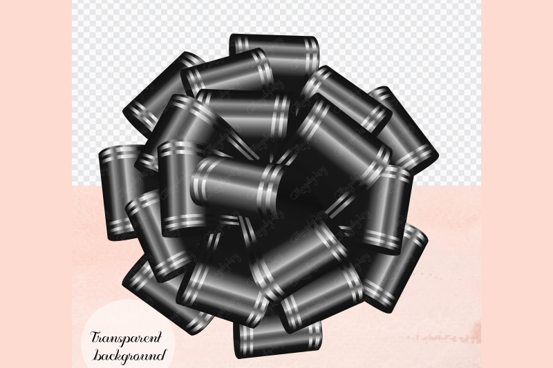 56-black-satin-bows-and-ribbons-digital-images