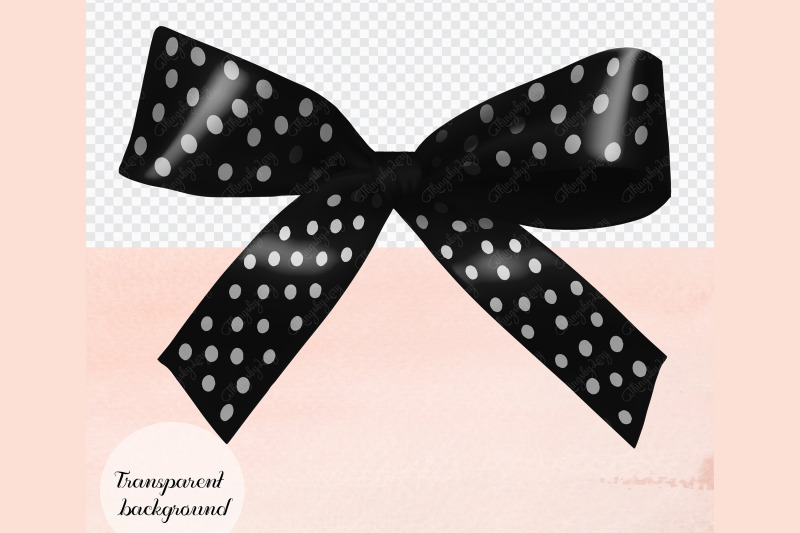 56-black-satin-bows-and-ribbons-digital-images